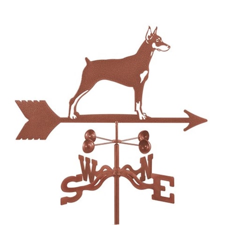Ez Vane Doberman Dog Weathervane with Garden Mount EZ124192